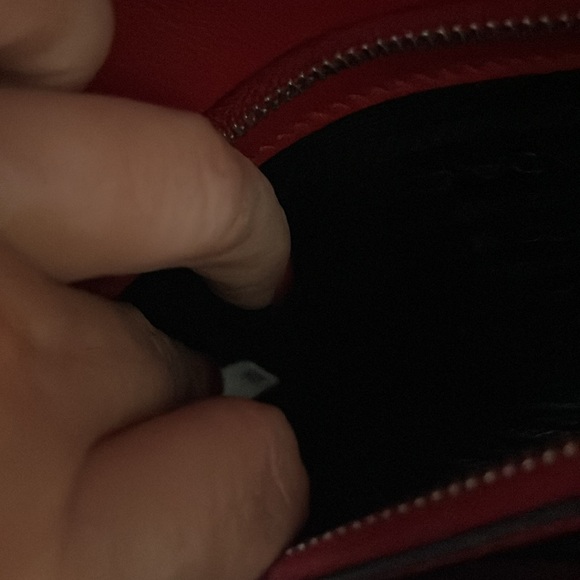 PRADA Elektra Shoulder Crossbody Bag Studded Red/Black Leather - Picture 11 of 14